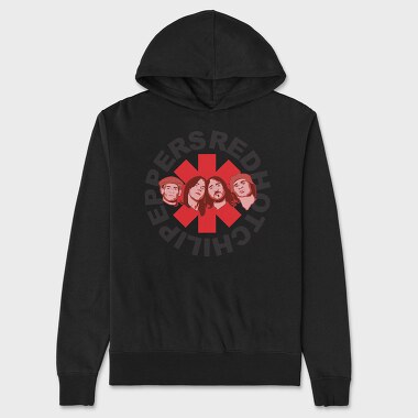 RHCP Art2, Hanorac Oversize Barbati (Unisex)