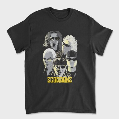 SCORPIONS, Tricou Barbati (Unisex)