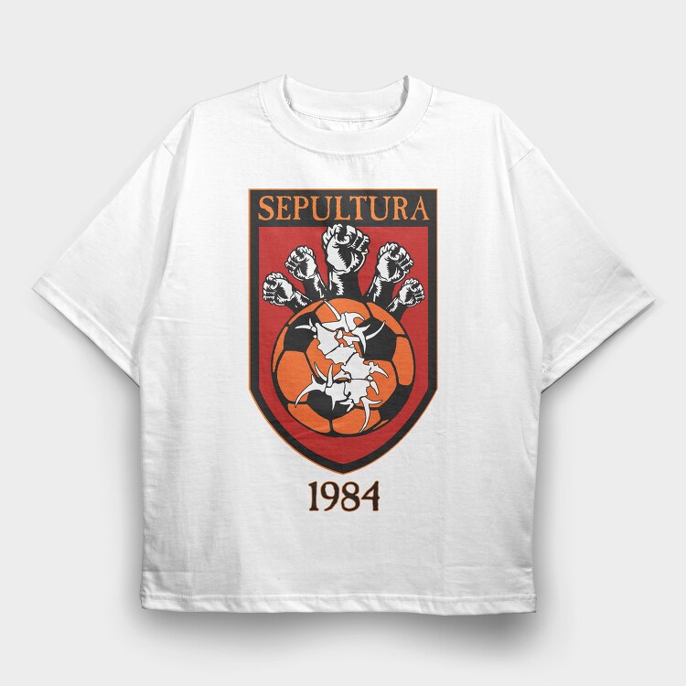 SEPULTURA 1984, Tricou Oversize Barbati (Unisex)