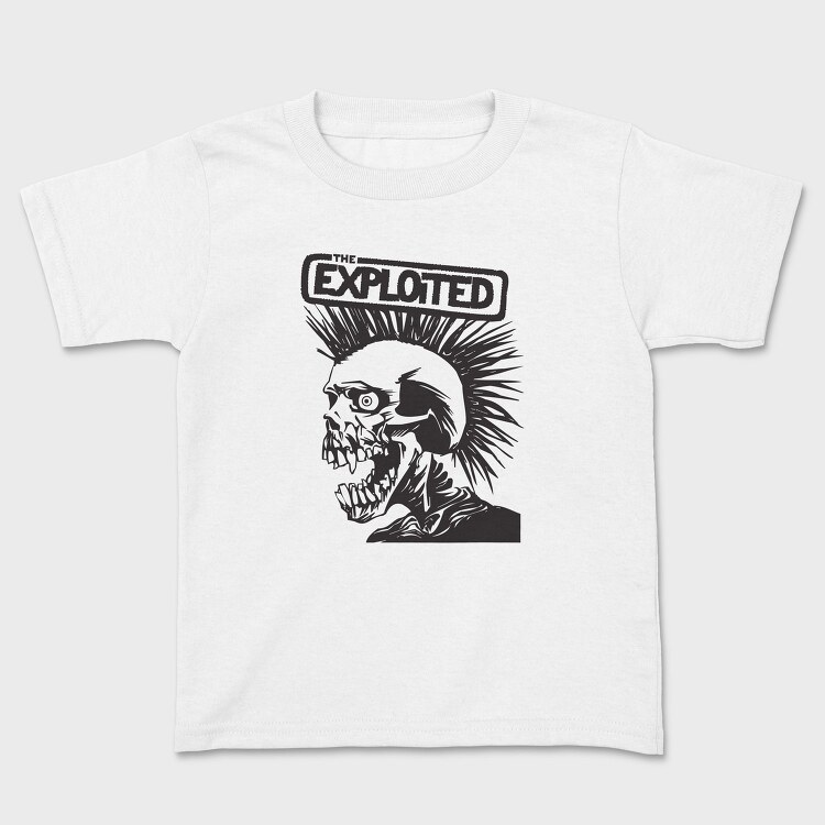 THE EXPLOITED B&W, Tricou Copii