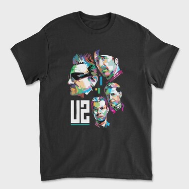U2 Art1, Tricou Barbati (Unisex)