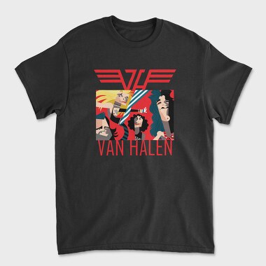 VAN HALEN Art1, Tricou Barbati (Unisex)