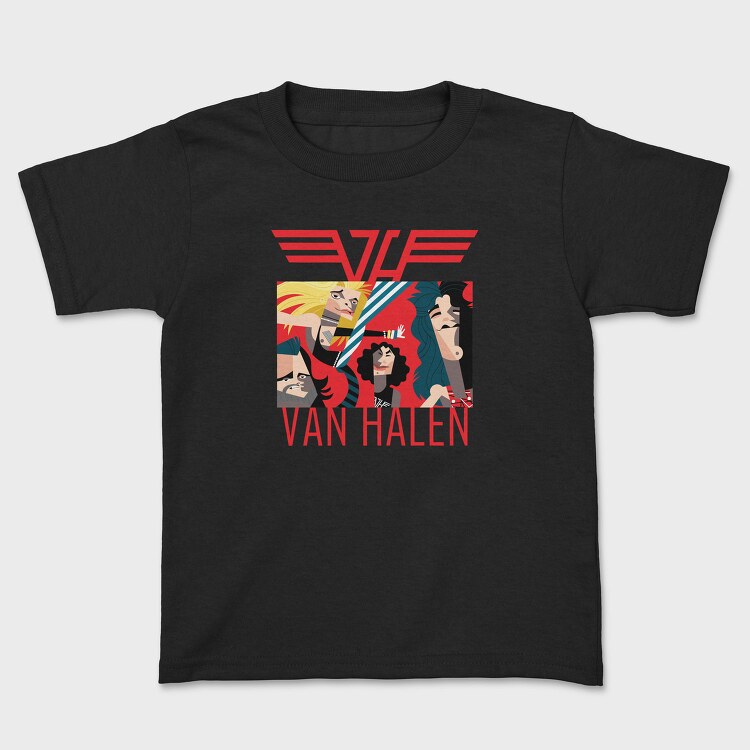VAN HALEN Art1, Tricou Copii