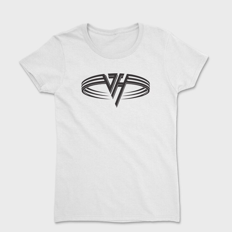 VAN HALEN Band logo design, Tricou Femei