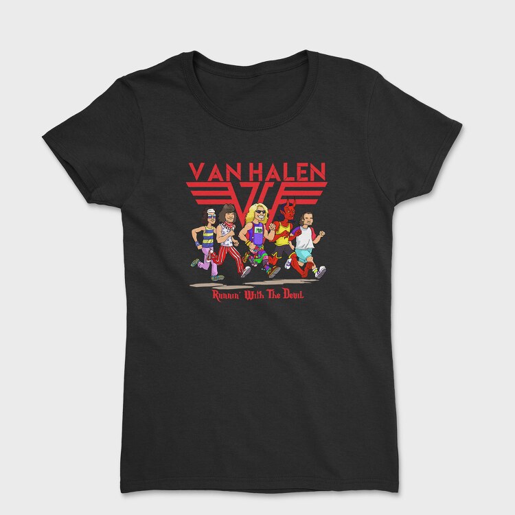 VAN HALEN Runnin with the devil, Tricou Femei