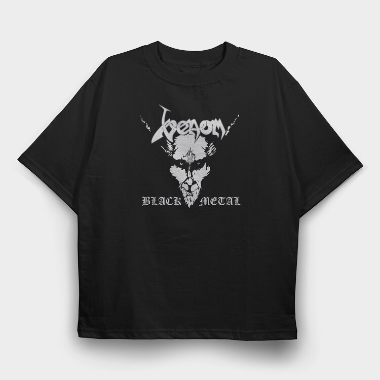 VENOM Black Metal, Tricou Oversize Barbati (Unisex)