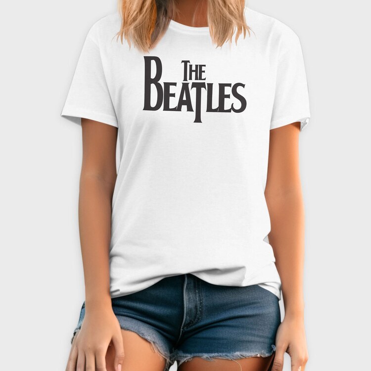 THE BEATLES Logo Name Art, Tricou Barbati (Unisex)