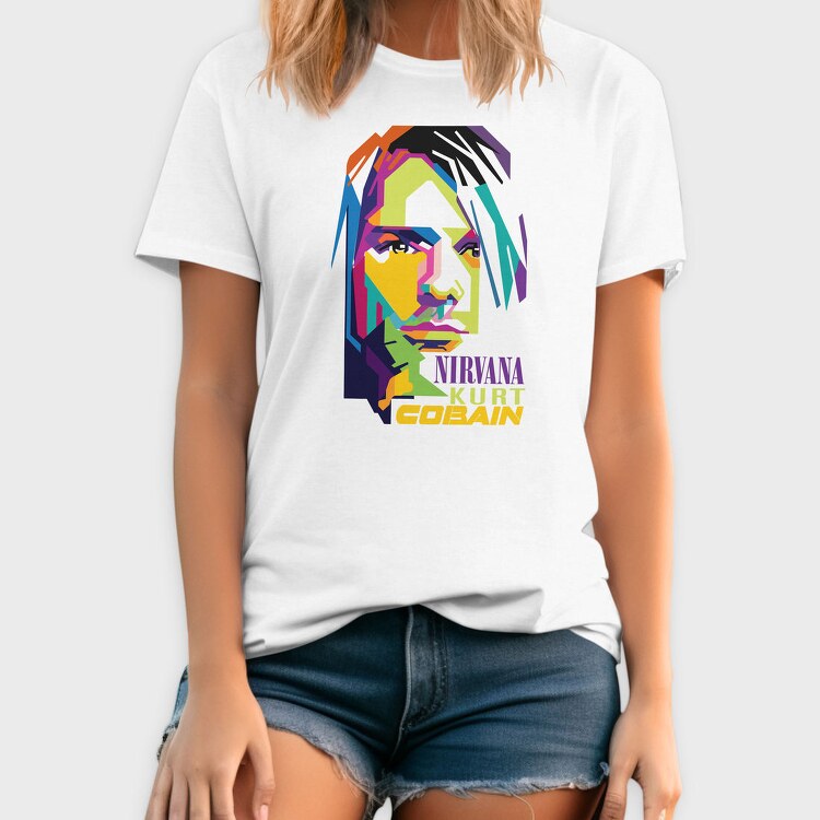 KURT COBAIN 1, Tricou Barbati (Unisex)