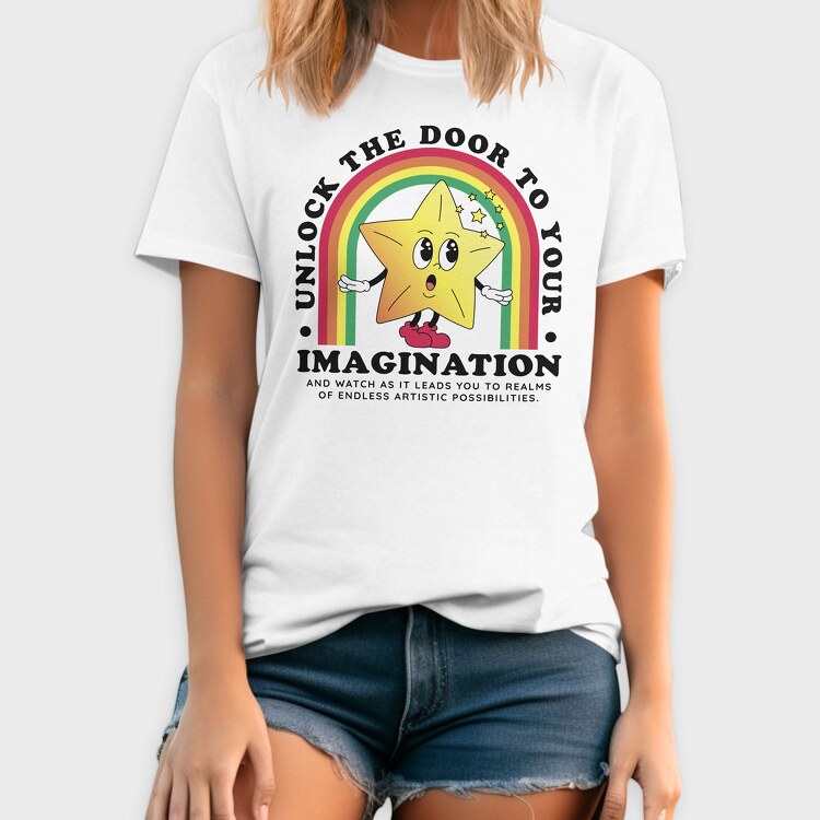 Unlock Thee Door to Your Imagination, Tricou Barbati (Unisex)