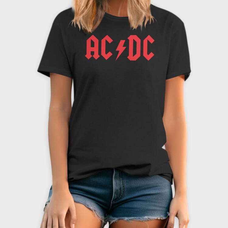 ACDC Logo Art, Tricou Barbati (Unisex)