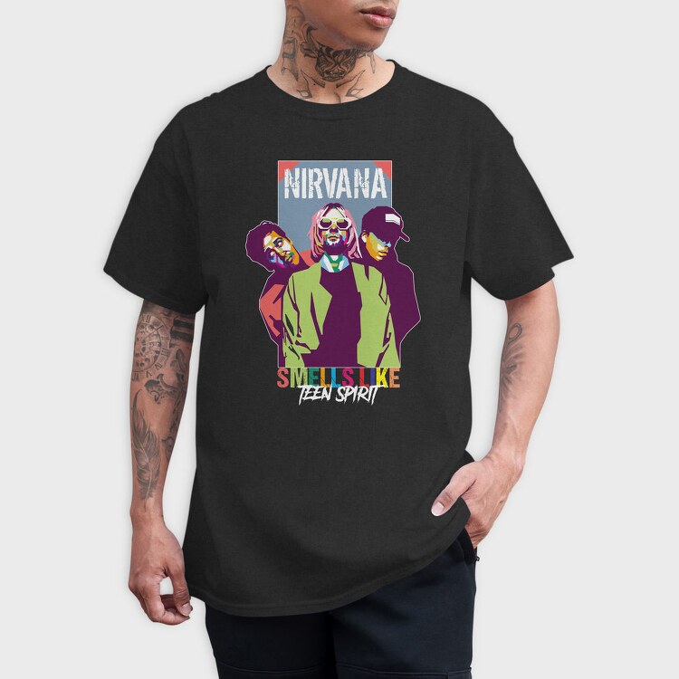 NIRVANA Art1, Tricou Barbati (Unisex)