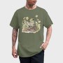 Frog Reading Watercolor, Tricou Barbati (Unisex)