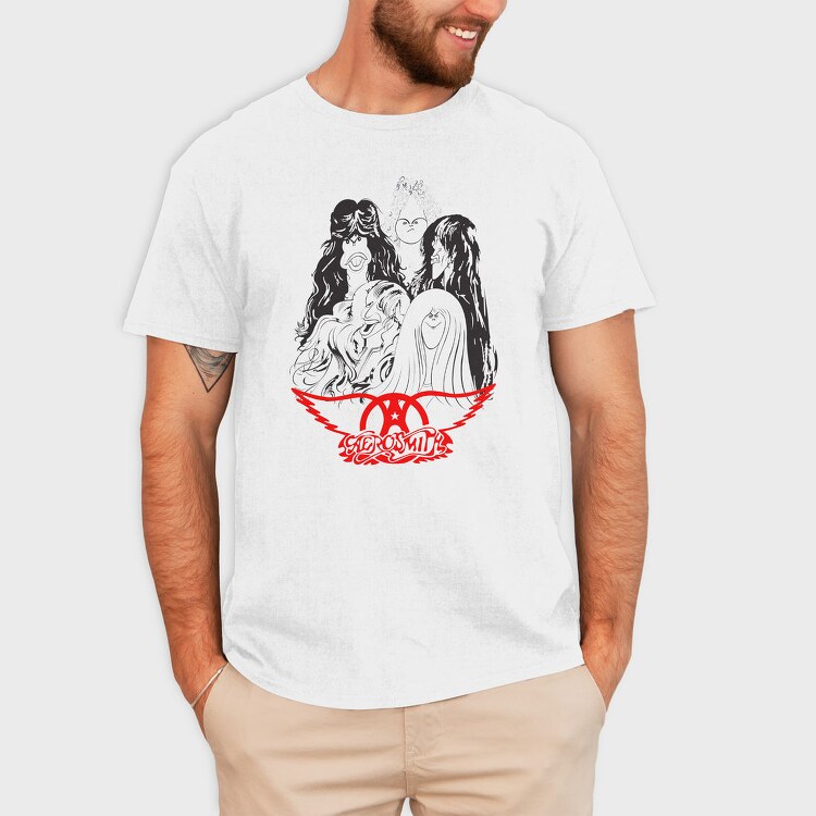 AEROSMITH Art1, Tricou Barbati (Unisex)