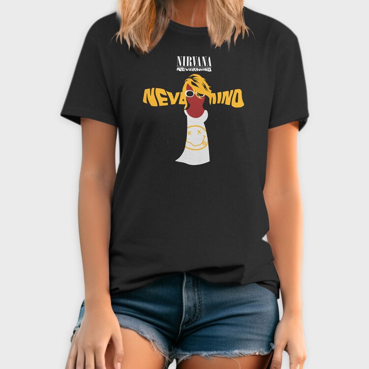 NIRVANA Cobain Nevermind, Tricou Barbati (Unisex)