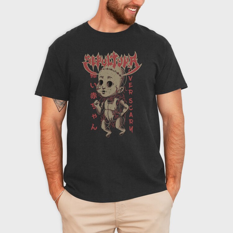 SEPULTURA Doll, Tricou Barbati (Unisex)