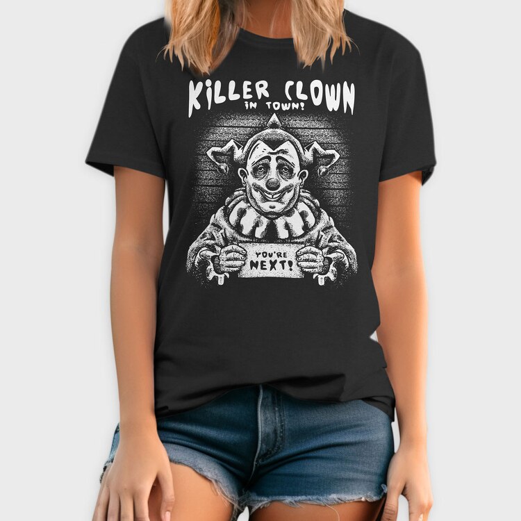 Killer Clown in Town, Tricou Barbati (Unisex)