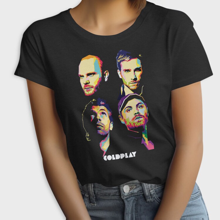 COLDPLAY ART1, Tricou Femei
