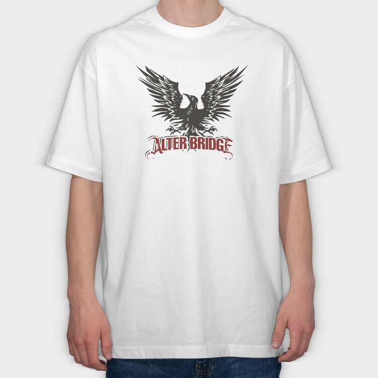 ALTER BRIDGE Black Bird, Tricou Oversize Barbati (Unisex)