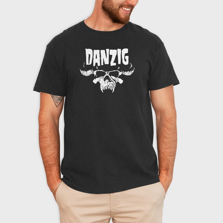 DANZIG Skull, Tricou Barbati (Unisex)