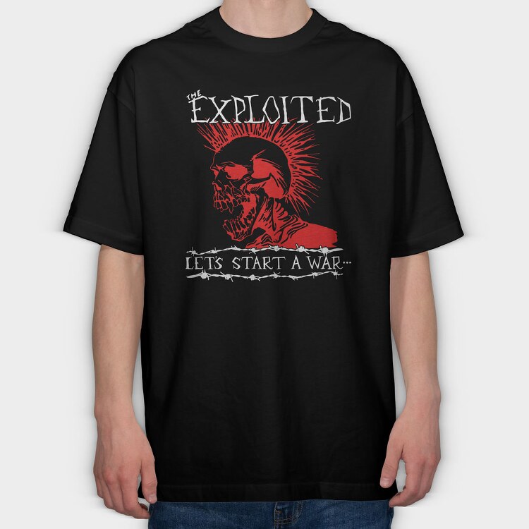 THE EXPLOITED, Tricou Oversize Barbati (Unisex)
