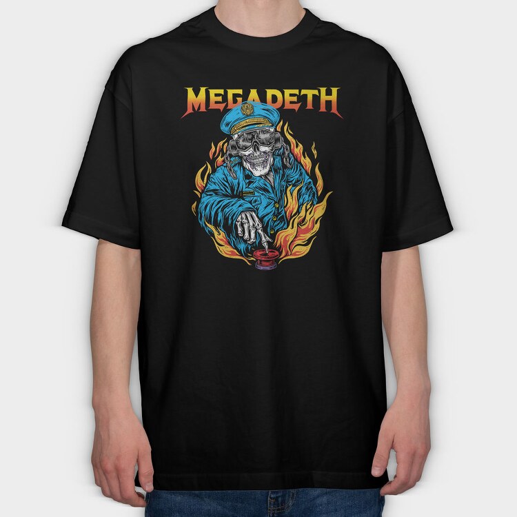 MEGADETH Art1, Tricou Oversize Barbati (Unisex)