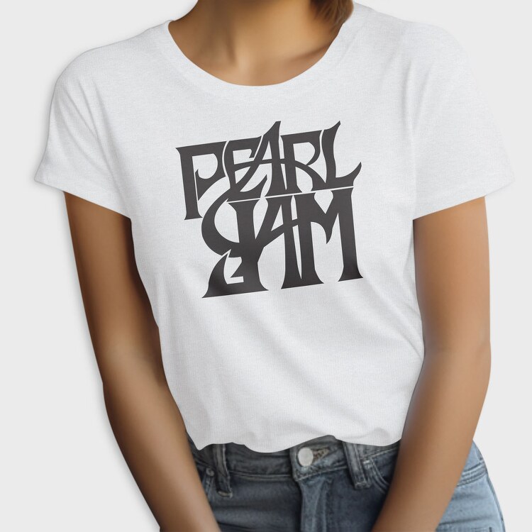 PEARL JAM Band logo Art, Tricou Femei