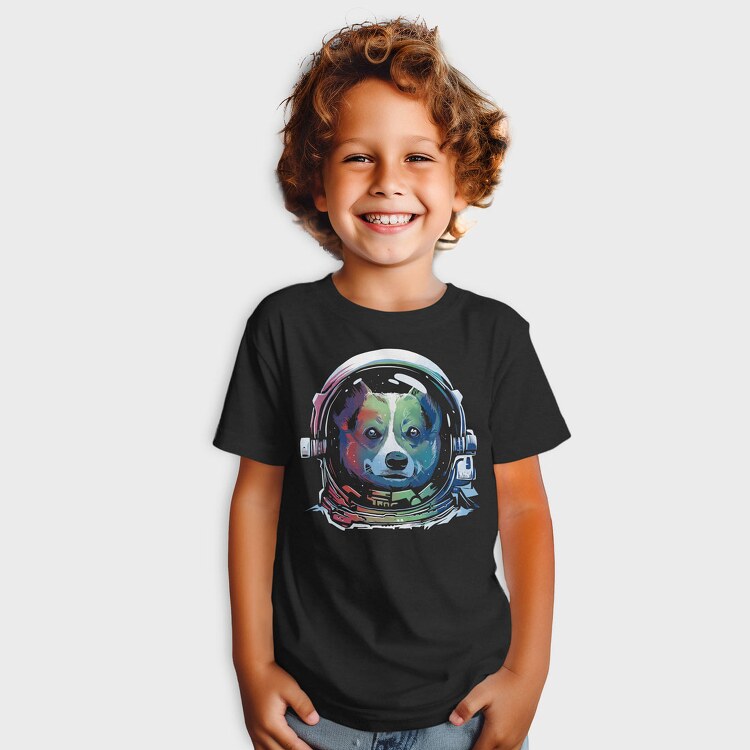 Corgi Space Rainbow, Tricou Copii