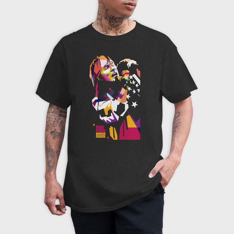 AXL ROSE Art2, Tricou Barbati (Unisex)