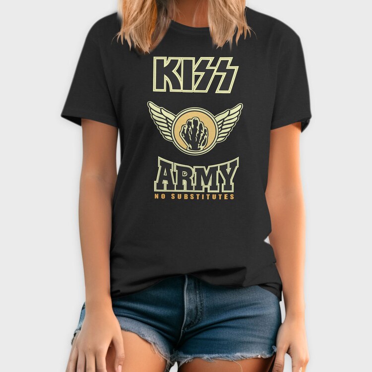 KISS ARMY No Substitutes, Tricou Barbati (Unisex)