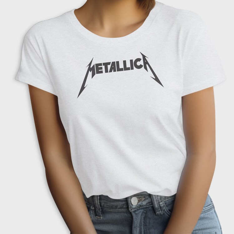 METALLICA logo Art, Tricou Femei