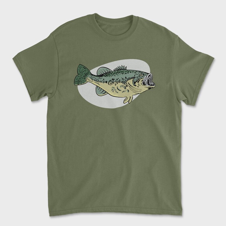 Tricou Barbati (Unisex), Bass Fish