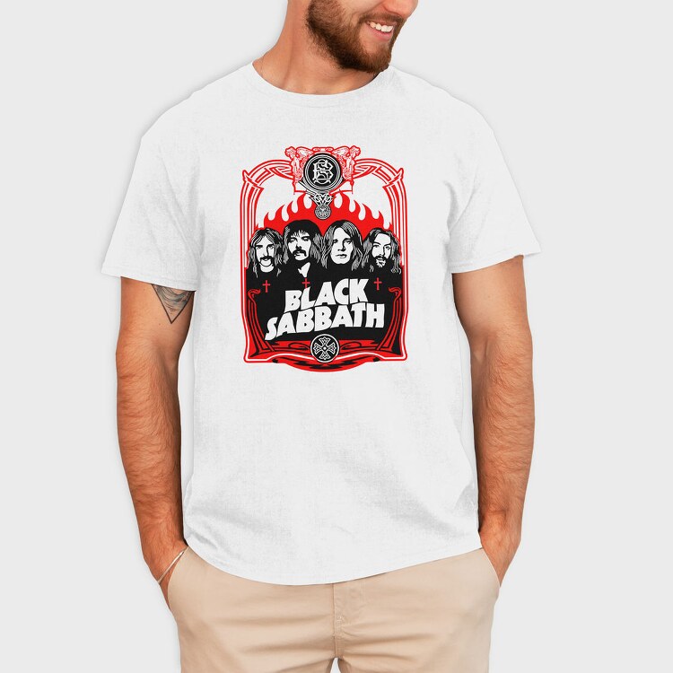 BLACK SABBATH Art design1, Tricou Barbati (Unisex)