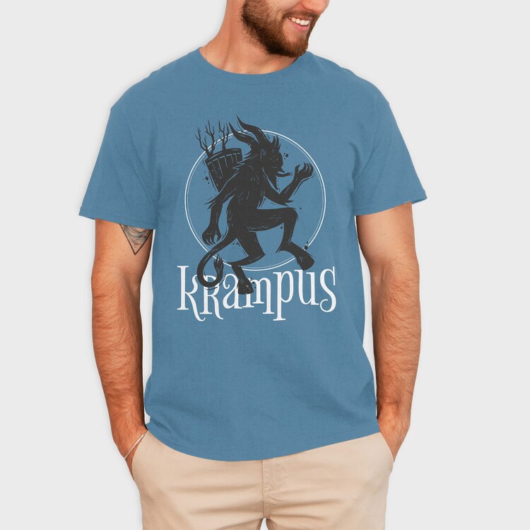Krampus, Tricou Barbati (Unisex)