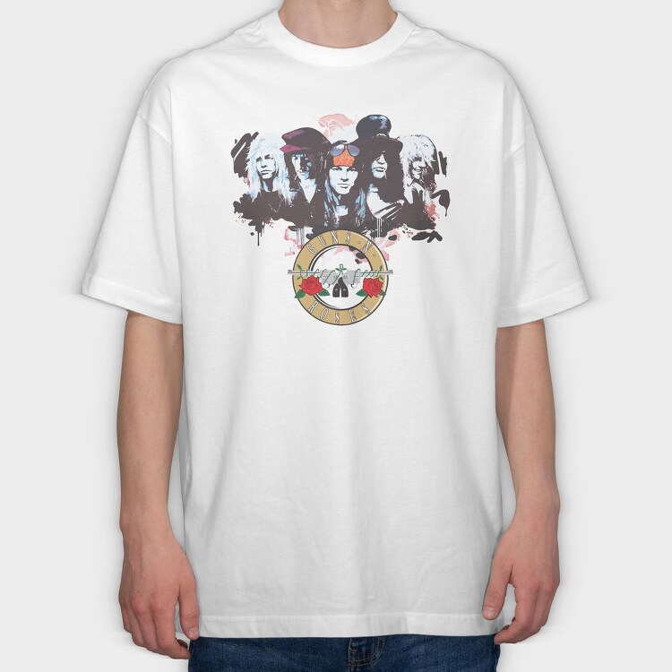 GNR Art2, Tricou Oversize Barbati (Unisex)