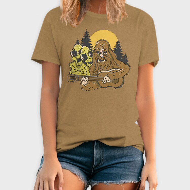 Bigfoot Guitar, Tricou Barbati (Unisex)