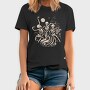 Skeletons Dancing Fire, Tricou Barbati (Unisex)