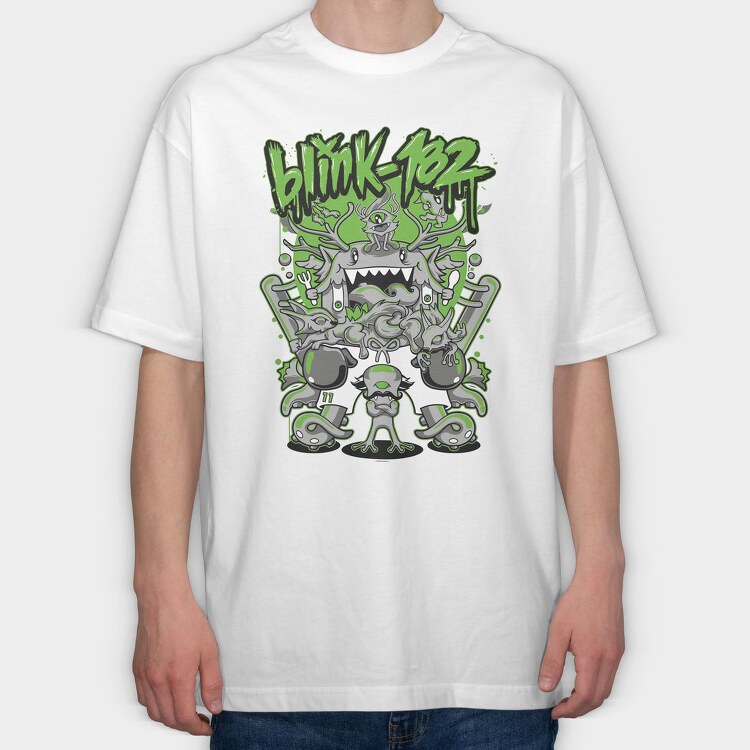 BLINK 182 Art1, Tricou Oversize Barbati (Unisex)