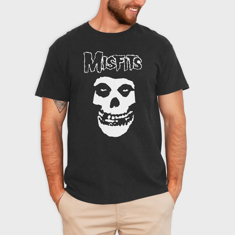 MISFITS Skull, Tricou Barbati (Unisex)