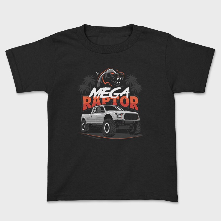 Raptor Truck Palm Ocean Sunset, Tricou Copii
