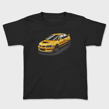 Speed Car Gold Fast Metallic, Tricou Copii