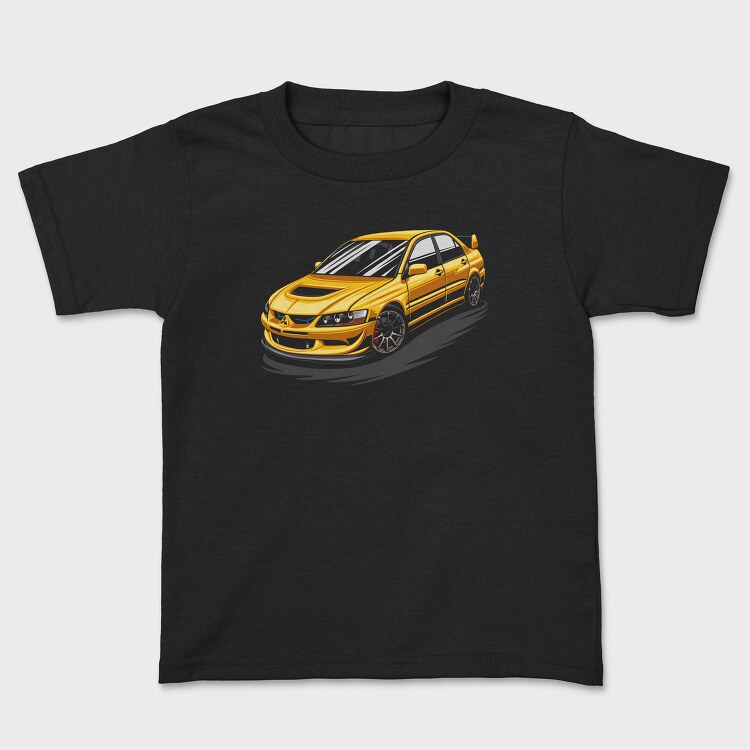 Speed Car Gold Fast Metallic, Tricou Copii