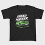 Speed Hunter Car Green Fast, Tricou Copii
