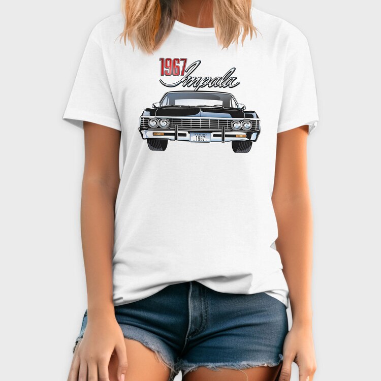 1967 Impala Classic Car Artwork, Tricou Barbati (Unisex)