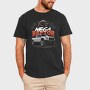 Raptor Truck Palm Ocean Sunset, Tricou Barbati (Unisex)
