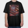 Dodge Challenger Srt Hemi Red, Tricou Oversize Barbati (Unisex)