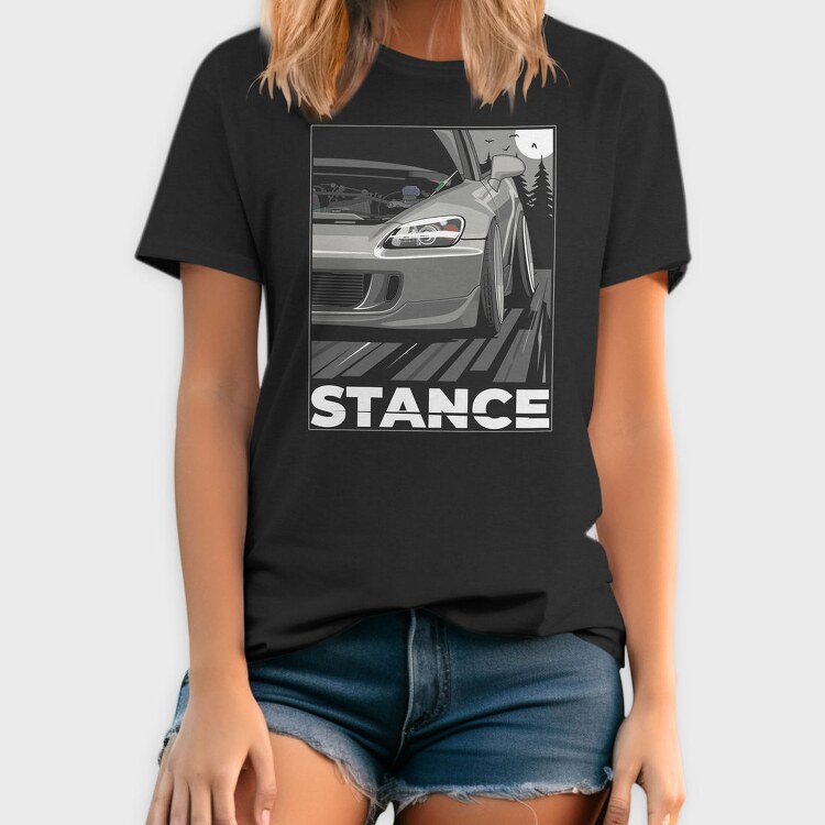 Stance Car Night Road, Tricou Barbati (Unisex)