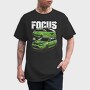 Green Focus Rs Fast Car, Tricou Barbati (Unisex)