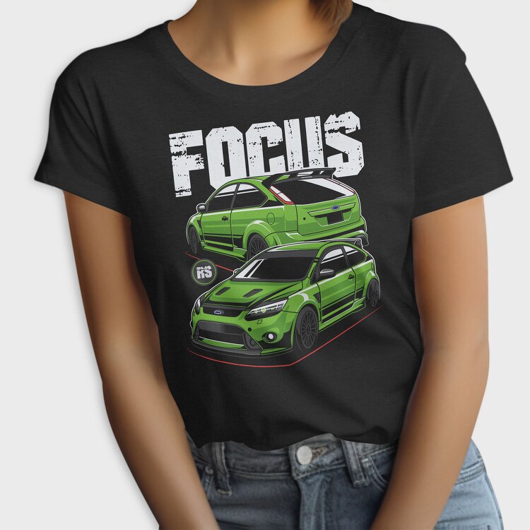 Green Focus Rs Fast Car, Tricou Femei