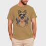 German Shepherd Guns, Tricou Barbati (Unisex)
