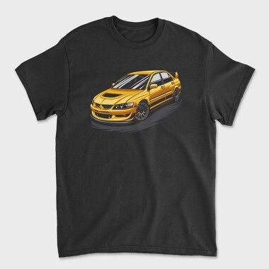 Speed Car Gold Fast Metallic, Tricou Barbati (Unisex)